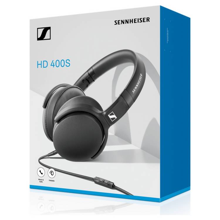 Sennheiser HD 400S wired over-ear headphones, UK version