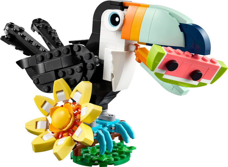 LEGO Creator 3-in-1 Wild Animals Tropical Toucan 225 Pieces (British brand)