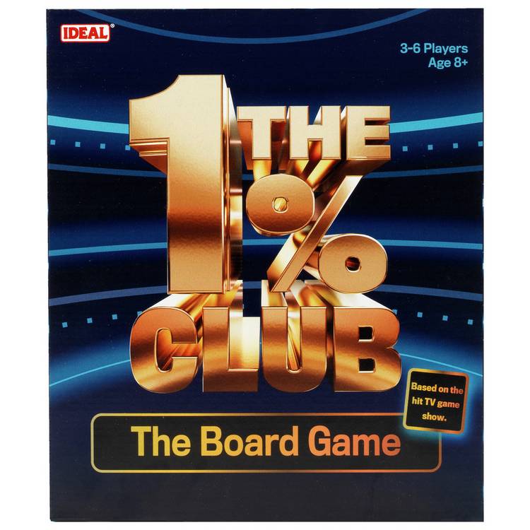 Ideal The 1% Club board game, imported from the UK