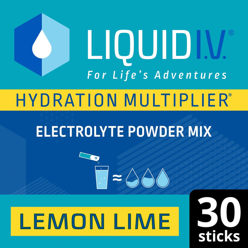 Liquid I.V. hydration multiplier powder Lemon Lime 30 sachets - British product