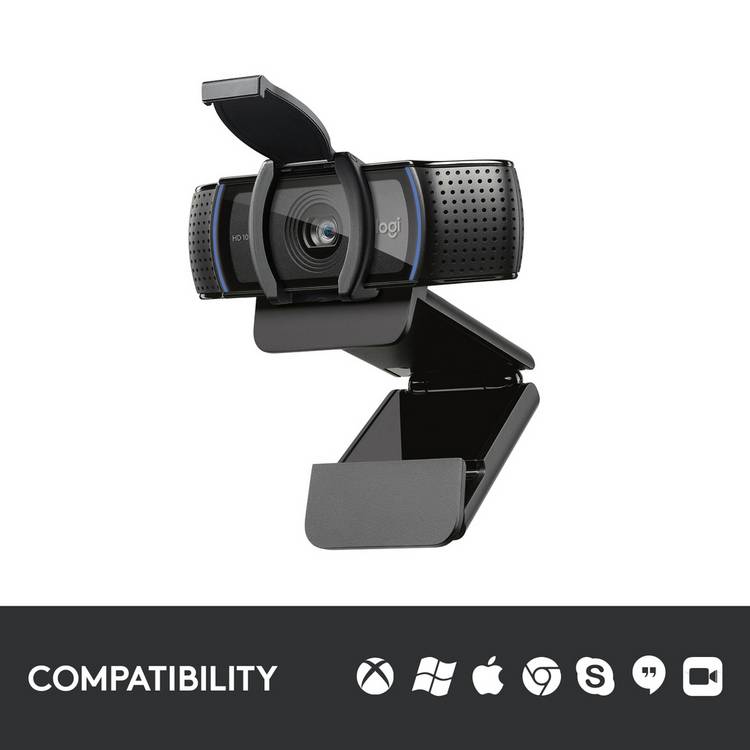 Logitech C920S HD Pro webcam - British product