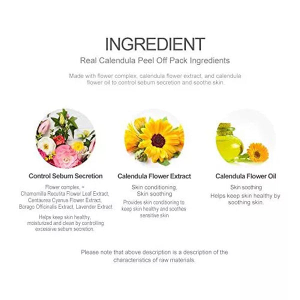 April Skin Real Calendula Peel Off Pack 100g - British product