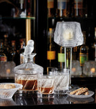Lalique La Owl crystal decanter 850ml, UK version