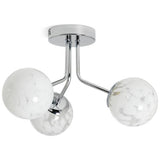 Argos Home White Confetti flush ceiling light (British brand)