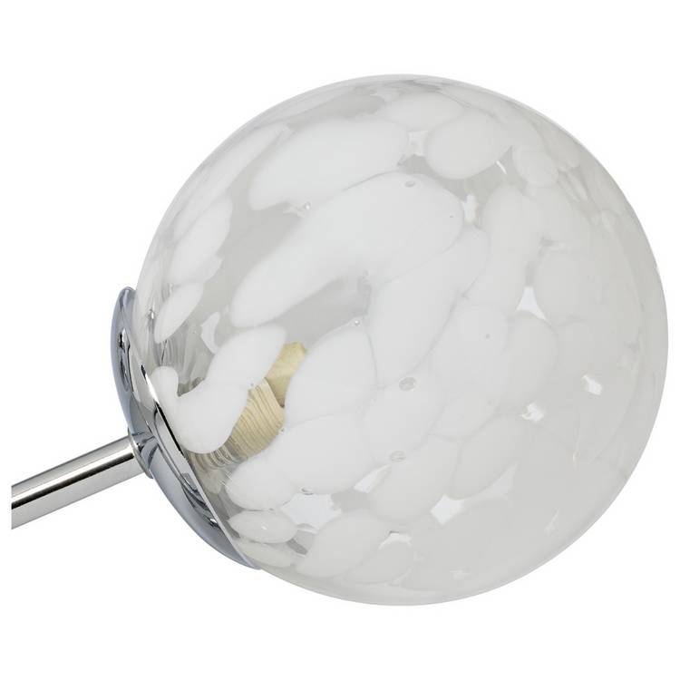 Argos Home White Confetti flush ceiling light (British brand)