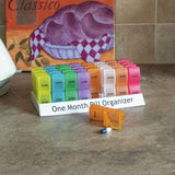 Aidapt monthly pill organizer box, UK version