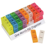Aidapt monthly pill organizer box, UK version