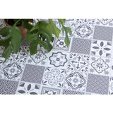 D-C-Fix adhesive vinyl floor tiles in grey, UK version