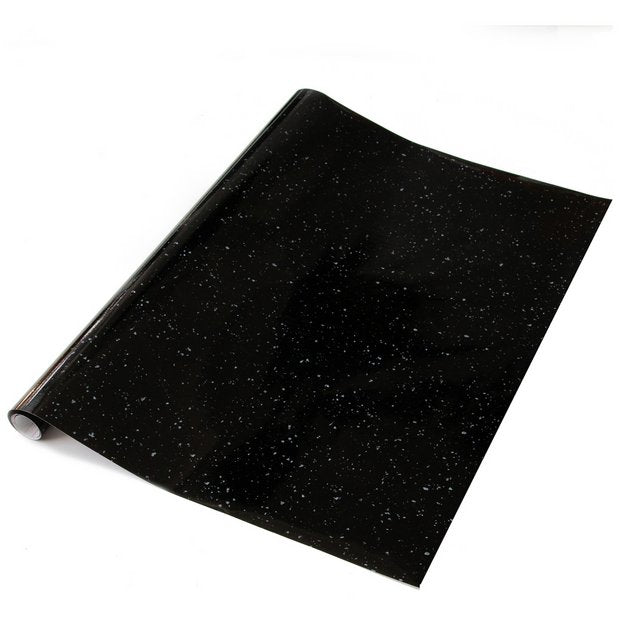 D-C-Fix black quartz self-adhesive vinyl film 67.5cm wide - British product
