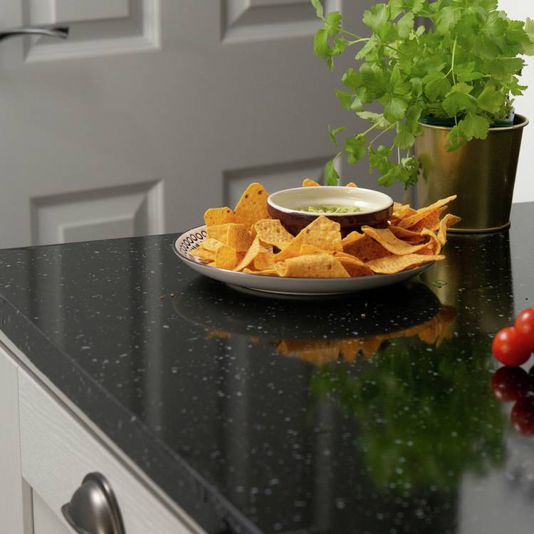 D-C-Fix black quartz self-adhesive vinyl film 67.5cm wide - British product