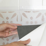 D-C-Fix floral natural self adhesive wall tiles (British brand)