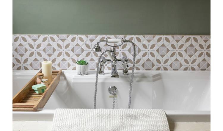D-C-Fix Oriental Element 3D Beige wallpaper 67.5cm x 4m (British brand)