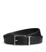 Harrods Emporio Armani Grained Leather Belt 3 cm- Buy online at McGrocer
