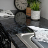 D-C-Fix Marble Black self-adhesive vinyl film - British product