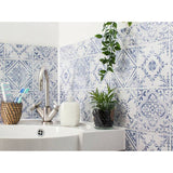 D-C-Fix blue self adhesive wall tiles 6-pack, imported from the UK