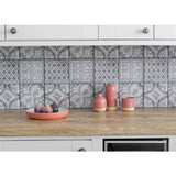 D-C-Fix Moroccan self adhesive vinyl wall tiles grey 6 pack, imported from the UK