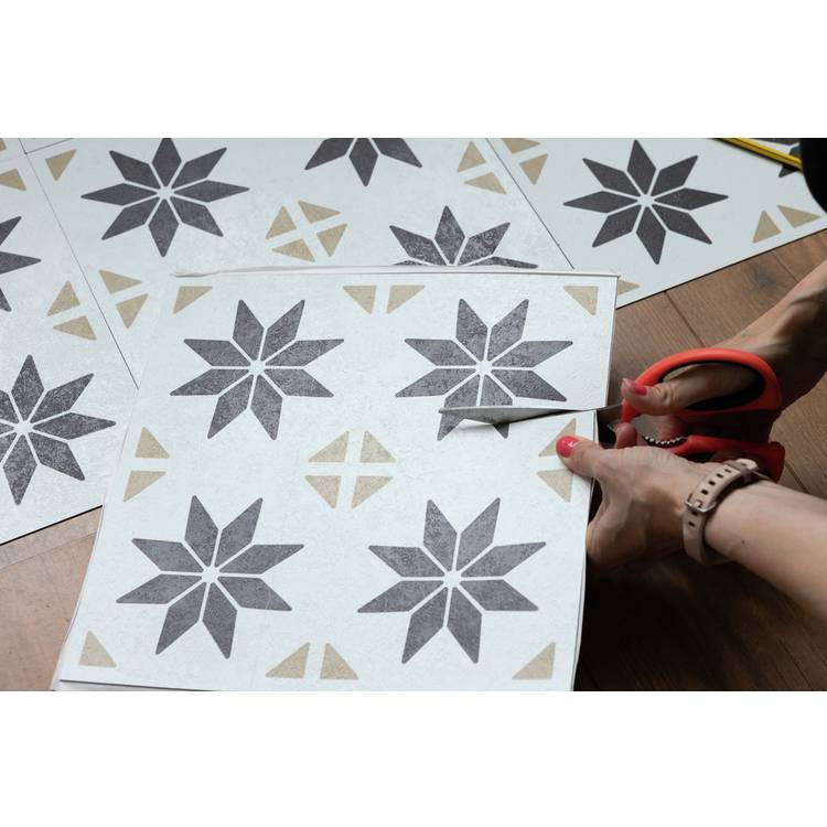 D-C-Fix star adhesive vinyl floor tiles (British brand)