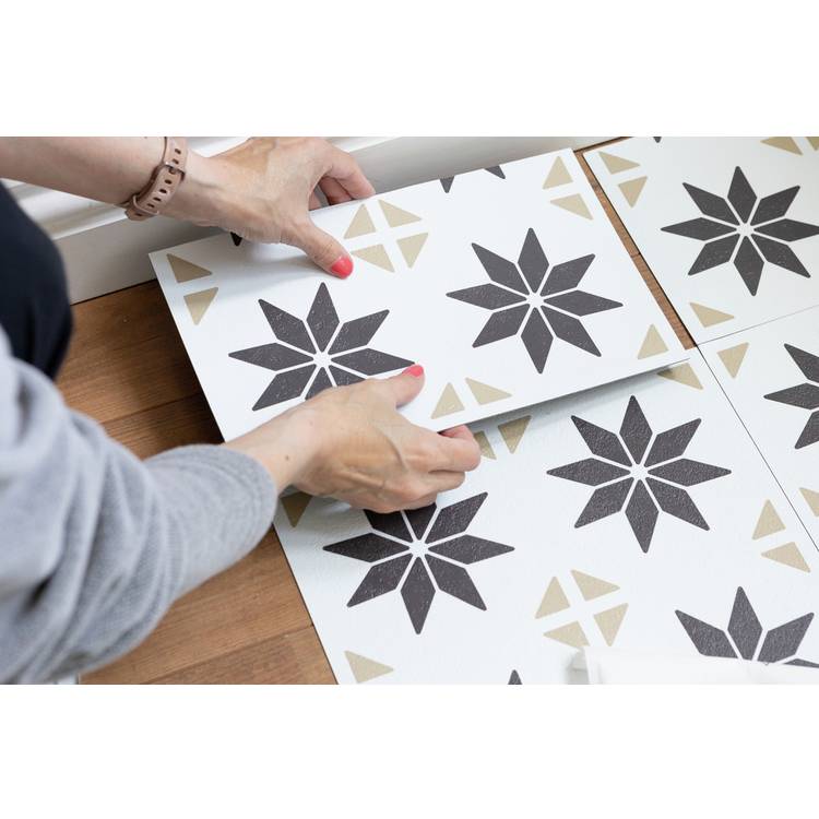 D-C-Fix star adhesive vinyl floor tiles (British brand)