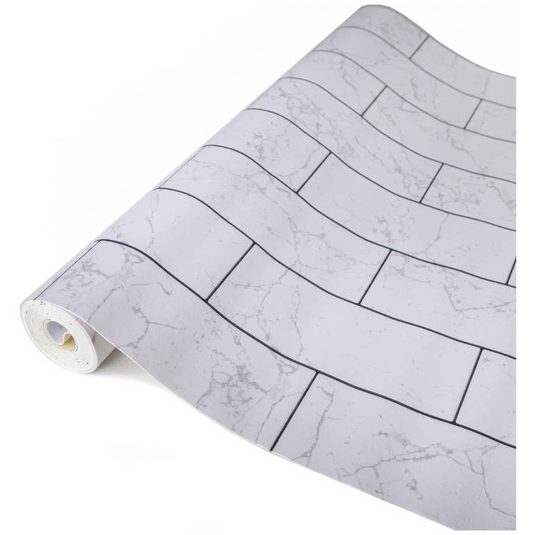 D-C-Fix Splendid Marble 3D Grey wallpaper roll 67.5cm x 4m - British product