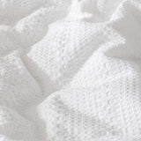 Habitat waffle white bedding set double, UK version
