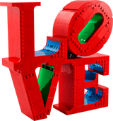 Lego LEGO Art LOVE Sculpture 791 Pieces Adult Building Set- Buy online at McGrocer