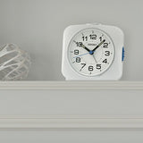 Seiko analogue alarm clock white, UK version