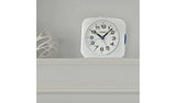 Argos Seiko Square Sweep Analogue Alarm Clock - White- Buy online at McGrocer