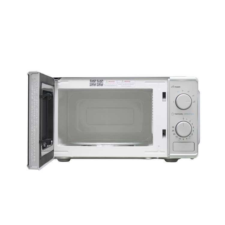 Cookworks manual microwave silver 700W 17L, imported from the UK