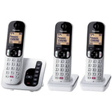 Panasonic triple cordless phone with answer machine, imported from the UK