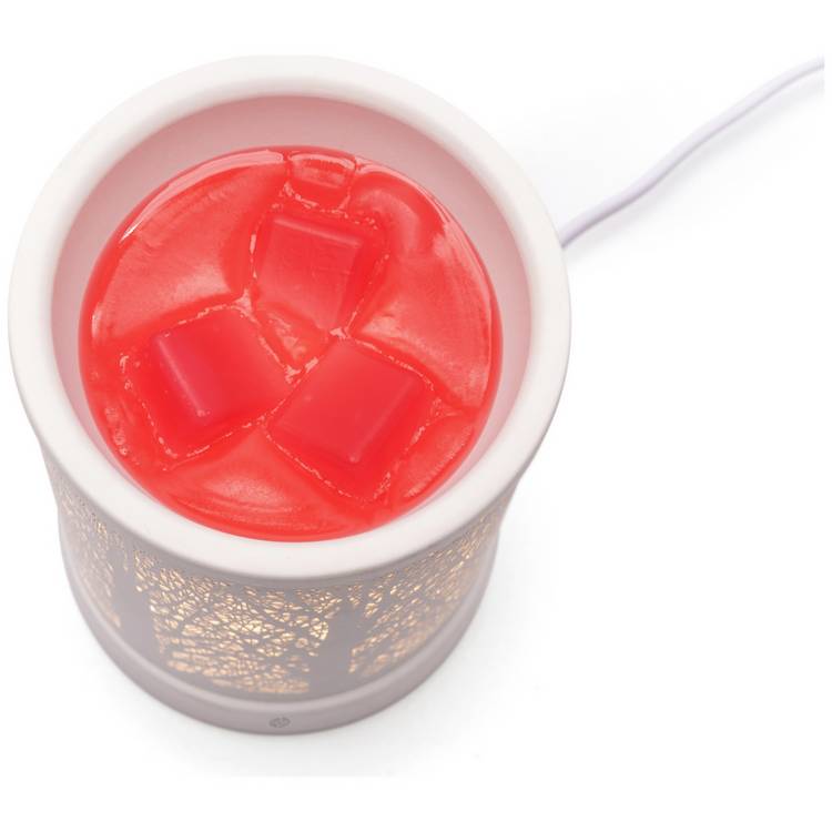 Rio FORA wax melt diffuser forest detailing (British brand)
