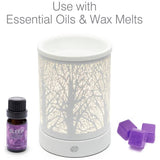 Rio FORA wax melt diffuser forest detailing (British brand)