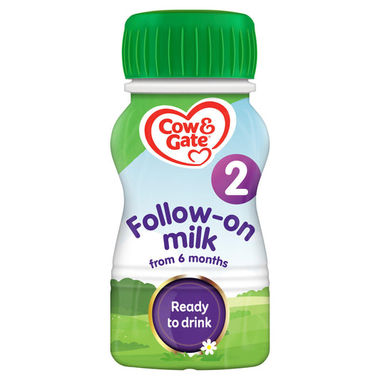 Cow & Gate 2 Follow On Baby Milk Formula Liquid From 6-12 Months To Feed 200ml baby milk & drinks Sainsburys   