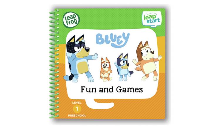 LeapFrog Bluey LeapStart activity book, imported from the UK
