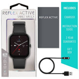 Reflex Active Nexus Series 23 black strap smart watch (British brand)