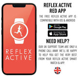 Reflex Active Nexus Series 23 black strap smart watch (British brand)
