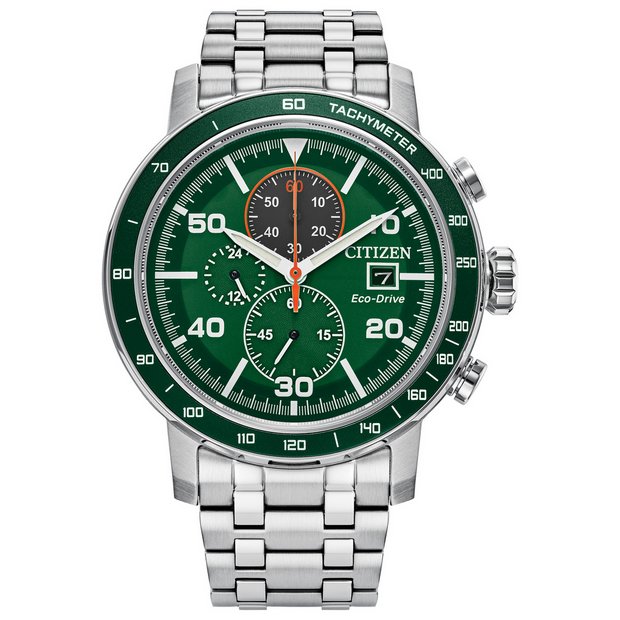 Citizen Eco-Drive chronograph watch 44mm, UK version