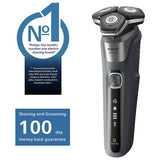 Philips Series 5000 wet dry electric shaver S5887/50, UK version