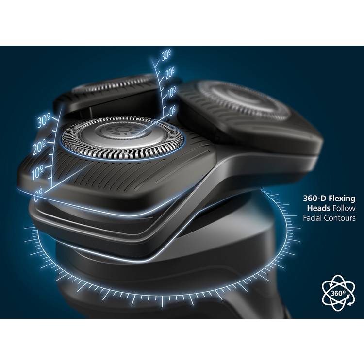 Philips Series 5000 wet dry electric shaver S5887/50, UK version
