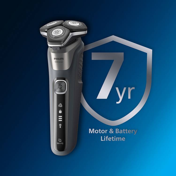 Philips Series 5000 wet dry electric shaver S5887/50, UK version