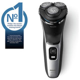 Philips 3000 Series wet and dry electric shaver, UK version