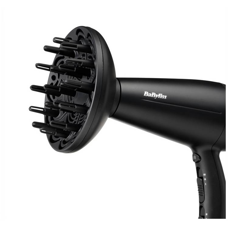 BaByliss Turbo Smooth hair dryer with diffuser (British brand)