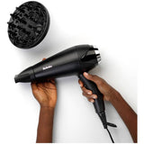 BaByliss Turbo Smooth hair dryer with diffuser (British brand)