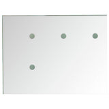Argos Home Ashbourne LED bathroom mirror H50 W40 D3cm, imported from the UK