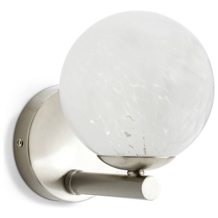 Argos Home White Confetti wall light H16cm - British product