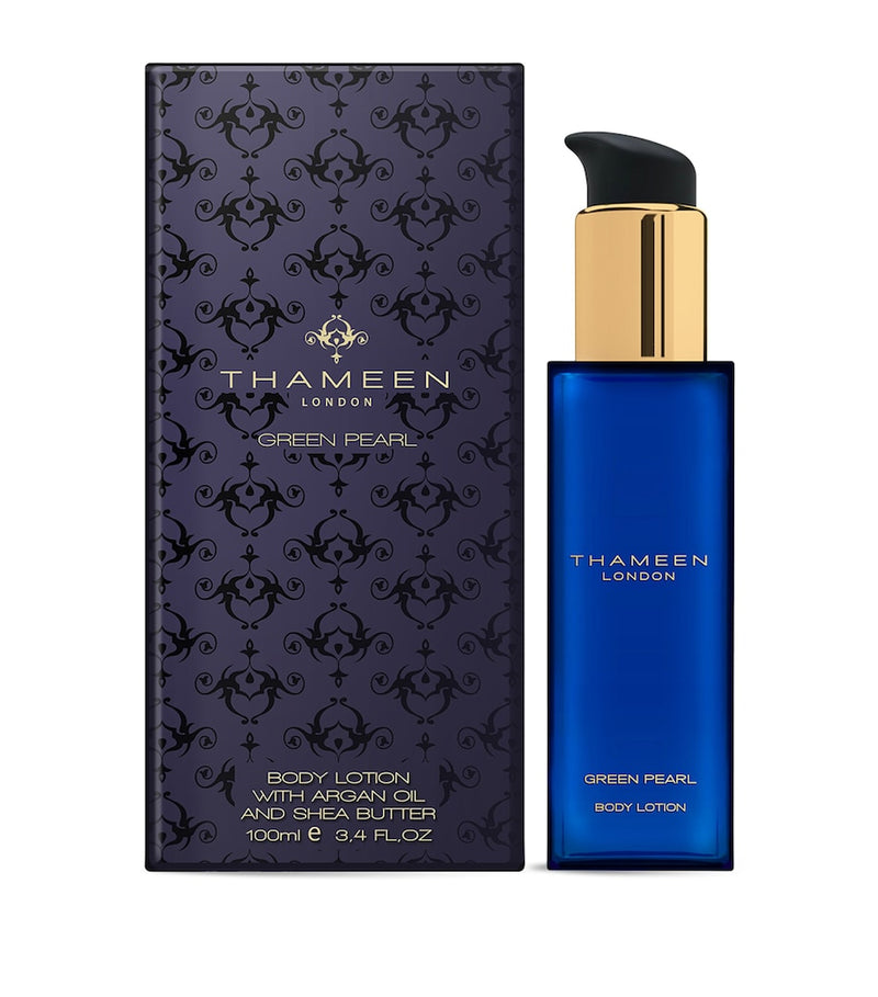 Thameen Green Pearl Body Lotion 100ml, imported from the UK
