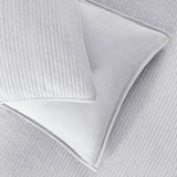Habitat grey quilted jersey bedding set for single bed - British product