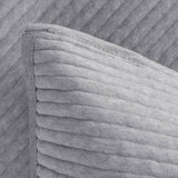Habitat grey quilted jersey bedding set for single bed - British product