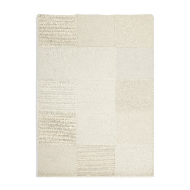 Habitat checkerboard wool rug 160x230cm (British brand)