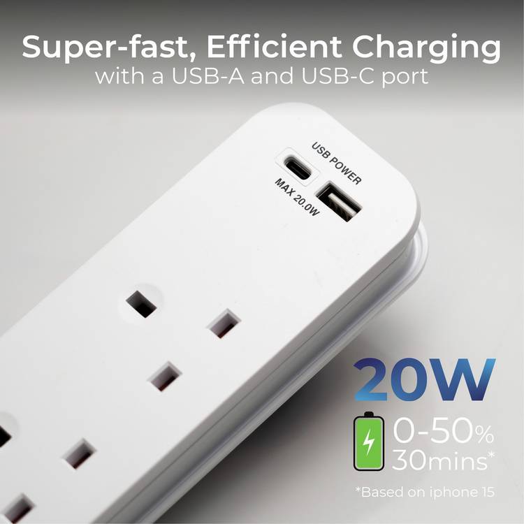 Masterplug travel adapter UK to Europe, imported from the UK