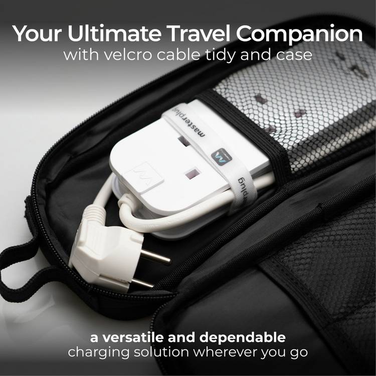 Masterplug travel adapter UK to Europe, imported from the UK